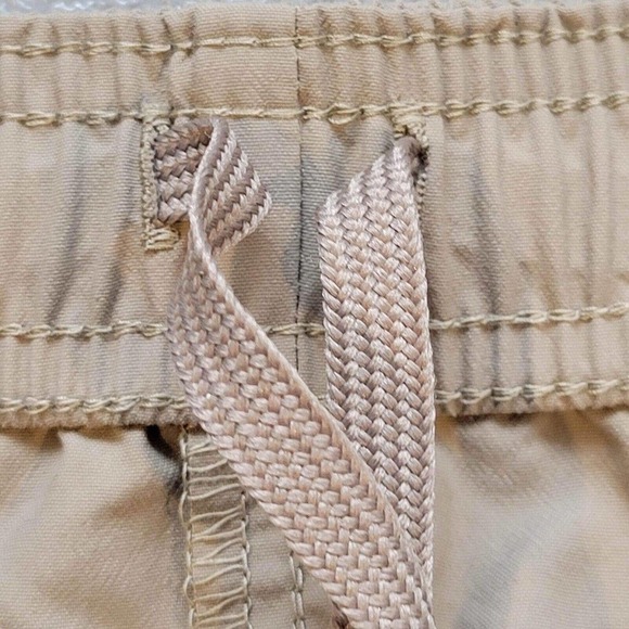 Columbia Women's Shorts Medium Khaki Tie-Front Nylon Hiking Outdoor - Picture 5 of 10